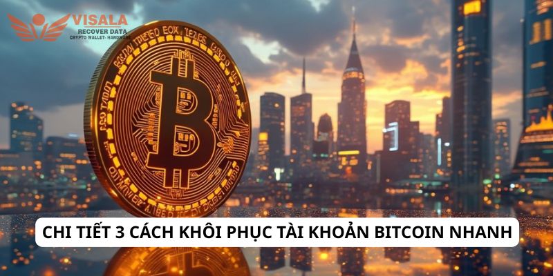 Chi tiết 3 cách khôi phục tài khoản Bitcoin nhanh