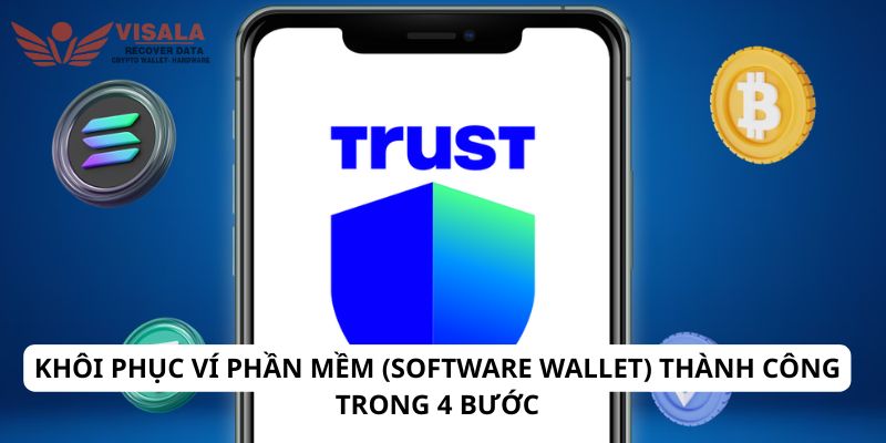 Khôi phục ví phần mềm (software wallet) thành công trong 4 bước