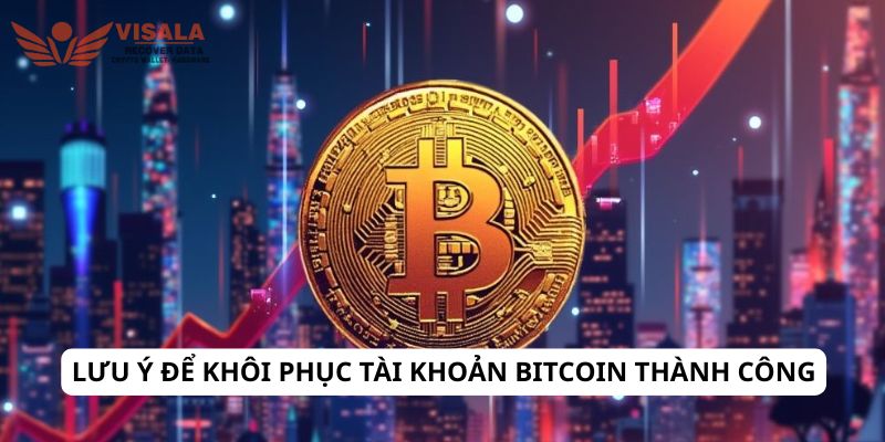 Lưu ý để khôi phục tài khoản Bitcoin thành công