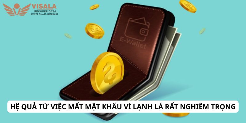 Hệ quả từ việc mất mật khẩu ví lạnh là rất nghiêm trọng