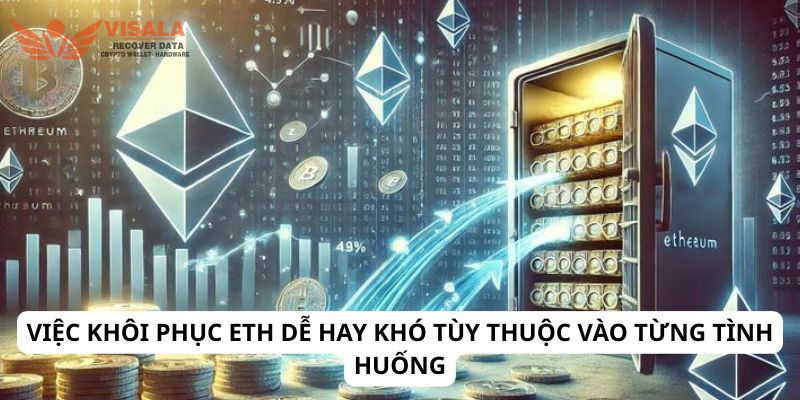 Việc khôi phục eth dễ hay khó tùy thuộc vào từng tình huống